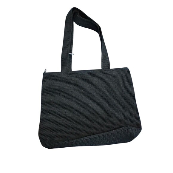 The Sak Large Shoulder Crochet Bag Double Straps NWOT Black - Picture 3 of 5